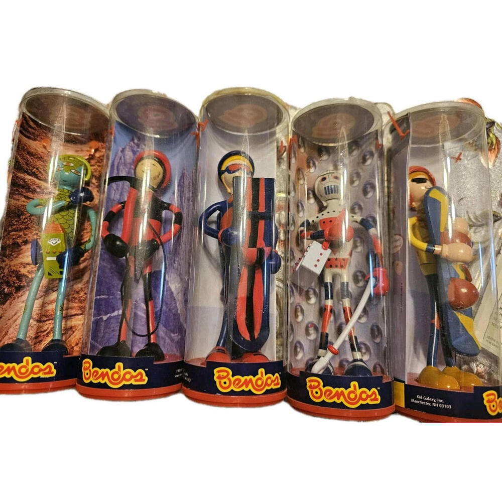 Bendos Kid Galaxy Toys Set Of 5 ‎ Figurines Collector Toys